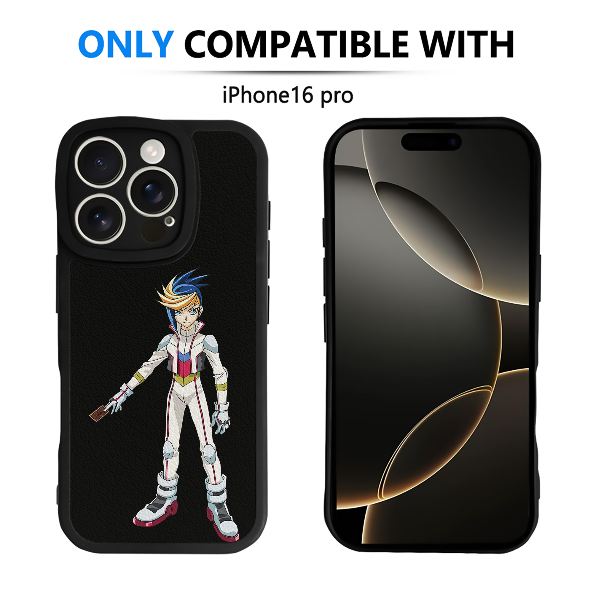 遊☆戯☆王 Yu-Gi-Oh! 【iPhone 16シリーズ対応】シリコンスマホケース（レザー調） 材質：シリコン